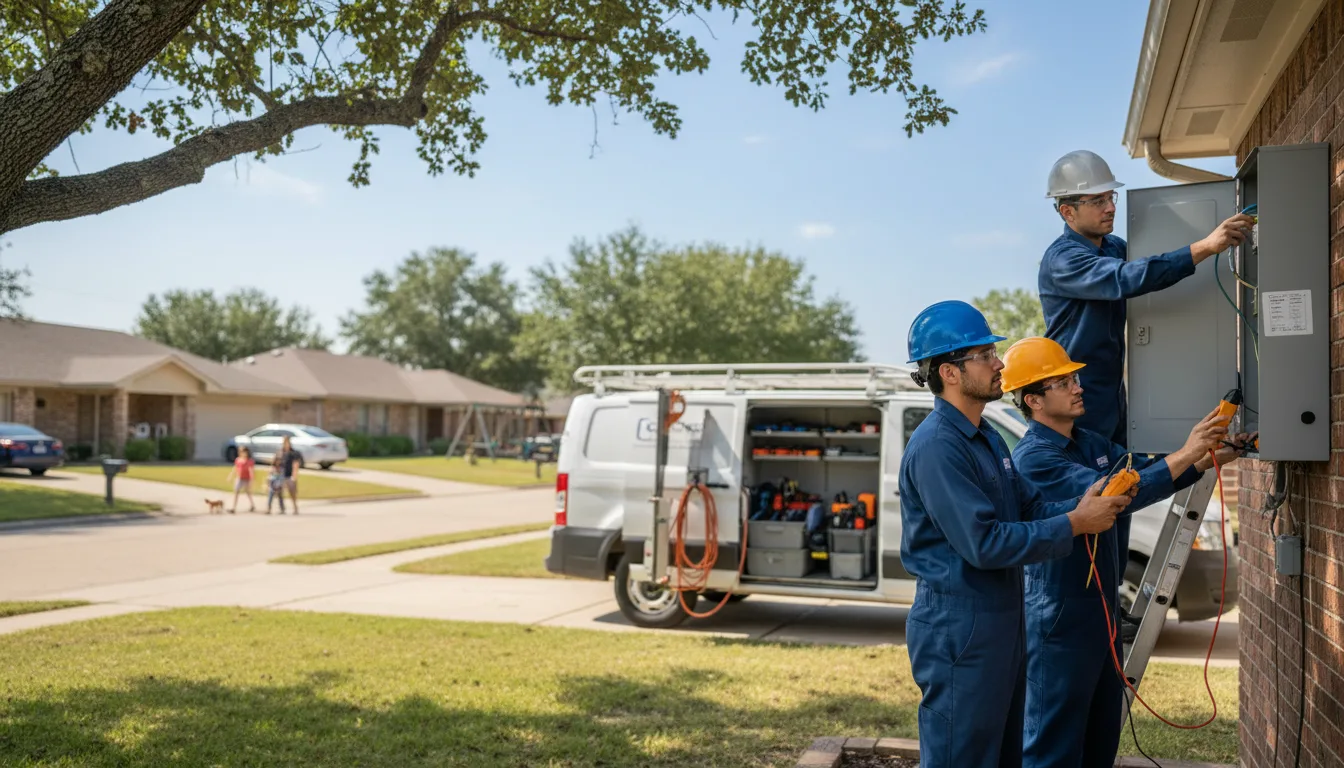 Certified electrician providing emergency electrical services in Tipton, KS